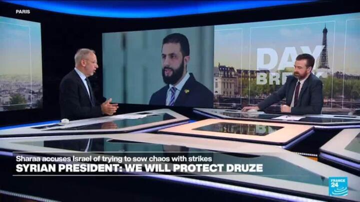 Syrian leader vows justice after deadly clashes in Syria's Druze-majority Sweida