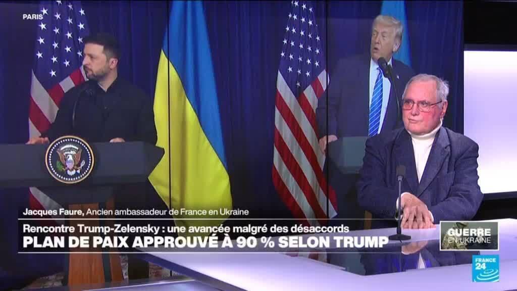 Rencontre Trump-Zelensky : un plan de paix approuvé à 90% selon Trump