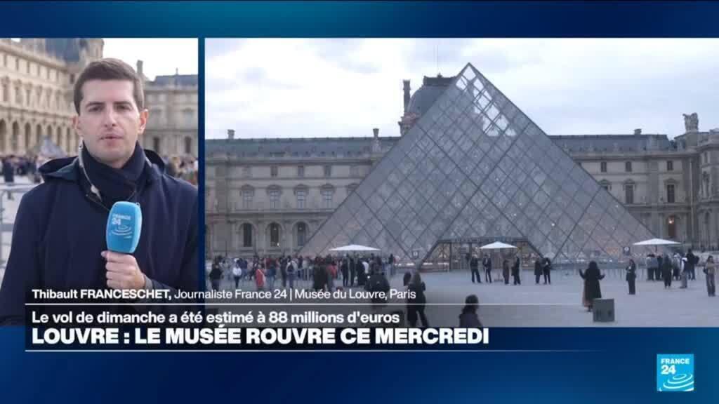 Vol au Louvre : les bijoux, estimés à 88 millions d'euros, introuvables