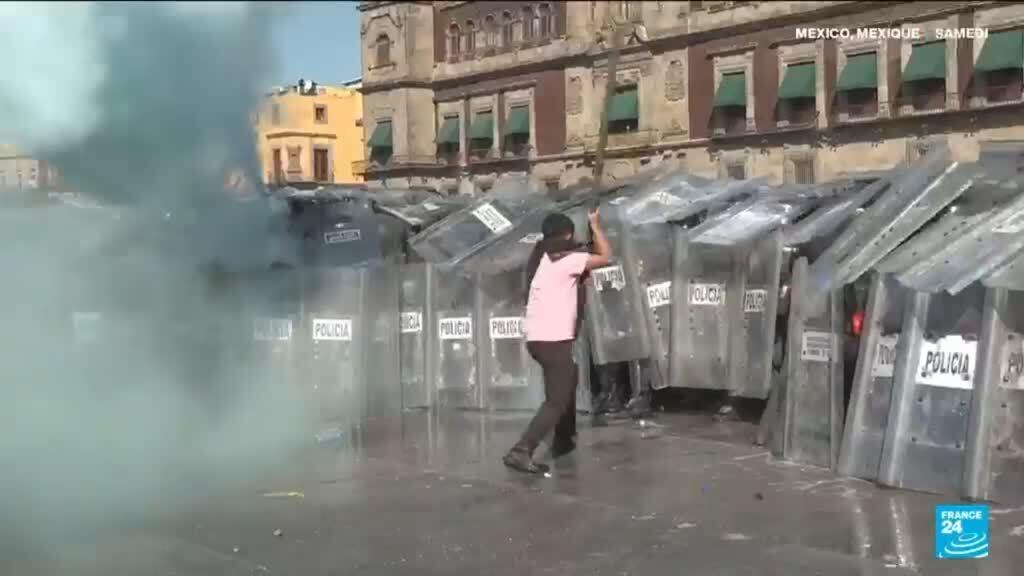 Manifestation contre la politique sécuritaire au Mexique : 120 blessés dans des heurts