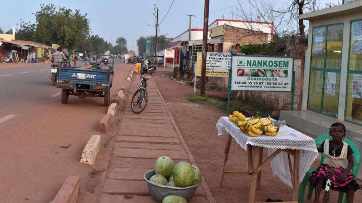 File photo: the centre of Ouahigouya, in eastern Burkina Faso, pictured on October 29, 2018.