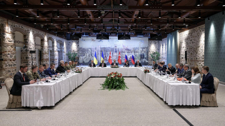 Russian and Ukrainian officials met in Istanbul on May 16, 2025.