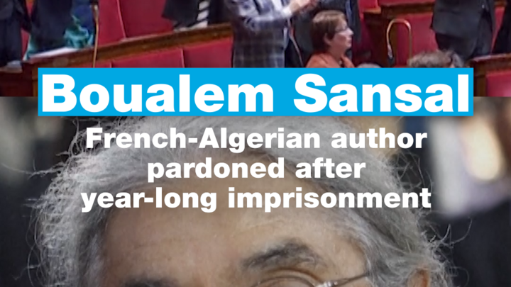 Algeria pardons French-Algerian author Sansal after yearlong imprisonment