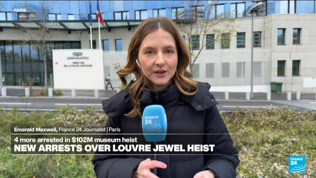 Four more arrested in $102M Louvre jewel heist, Paris prosecutor says