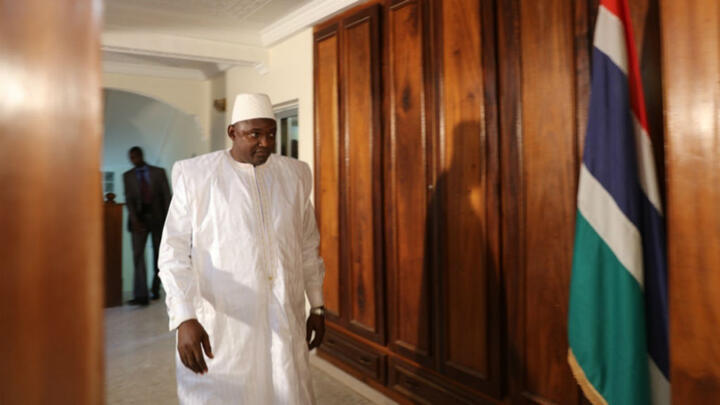 Gambia's new leader Barrow to return home after crisis