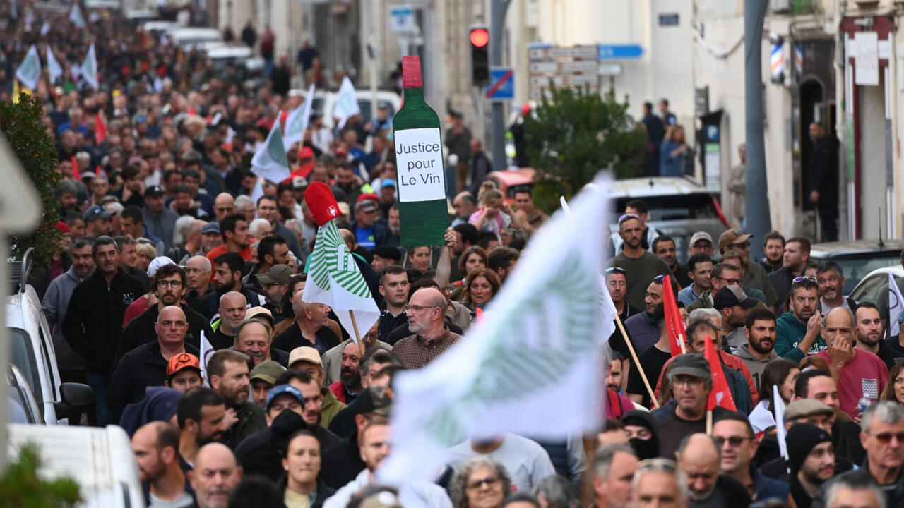 Tarieven, klimaatverandering, energieprijzen… moeilijke tijden voor de Franse wijnmakers Tarieven, klimaatverandering, energieprijzen… moeilijke tijden voor de Franse wijnmakers