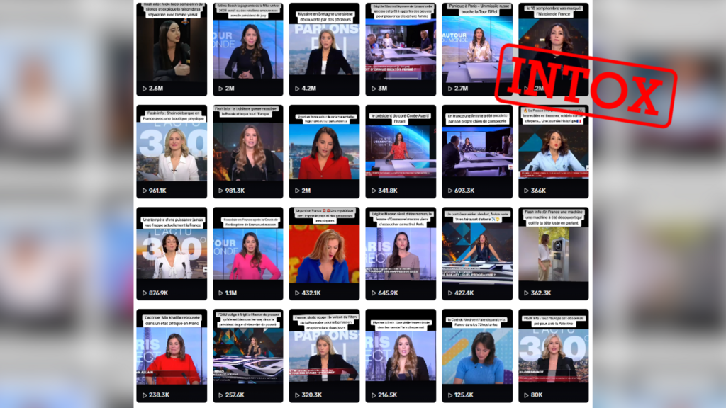 Sur TikTok, des images de France 24 usurpées pour diffuser de fausses informations