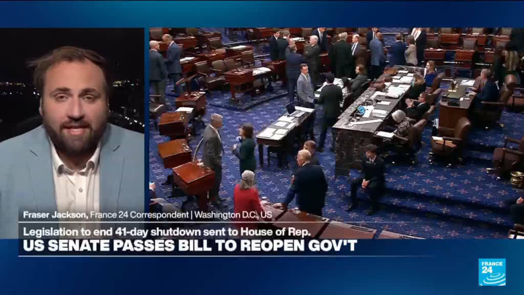 US Senate passes bill to end government shutdown