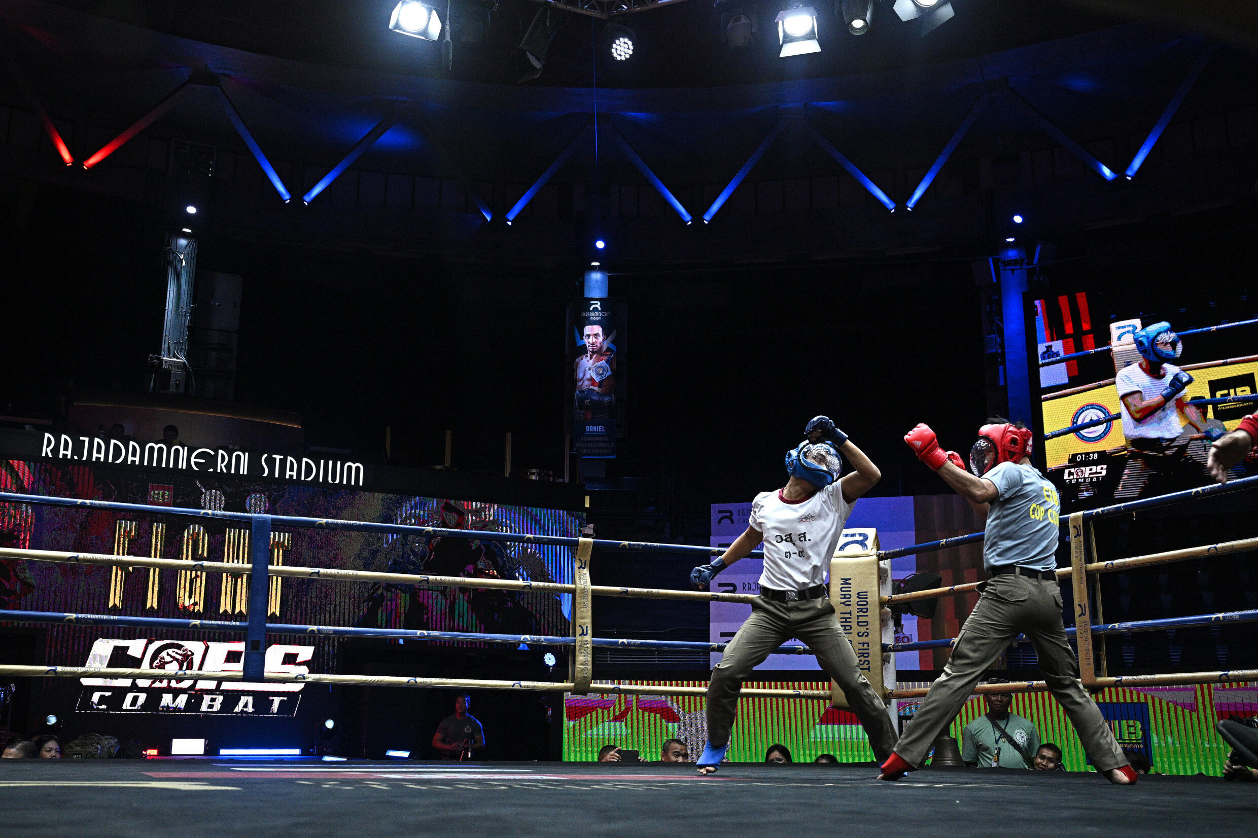 Thai cops seek image boost in brutal martial arts contest