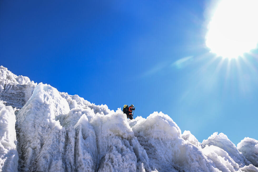 The Kon Chukurbashi ice cap in the Pamir Mountains of eastern Tajikistan is the only mountainous region in the world where glaciers have not only resisted melting, but slightly grown