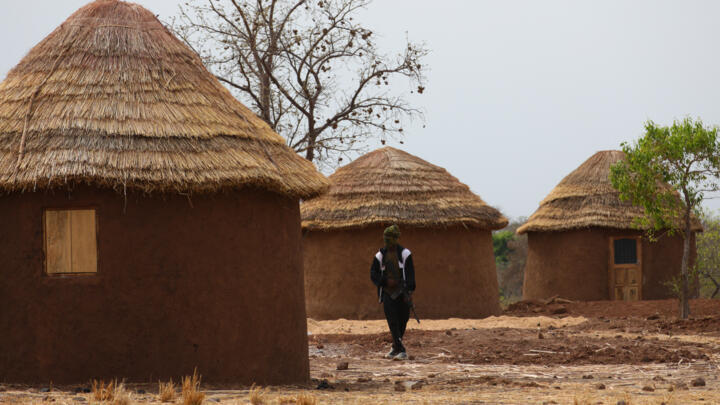 File photo: A Ghanaian soldier takes part a counter-terrorism training session, in the Savannah region of Ghana, on March 11, 2023.
