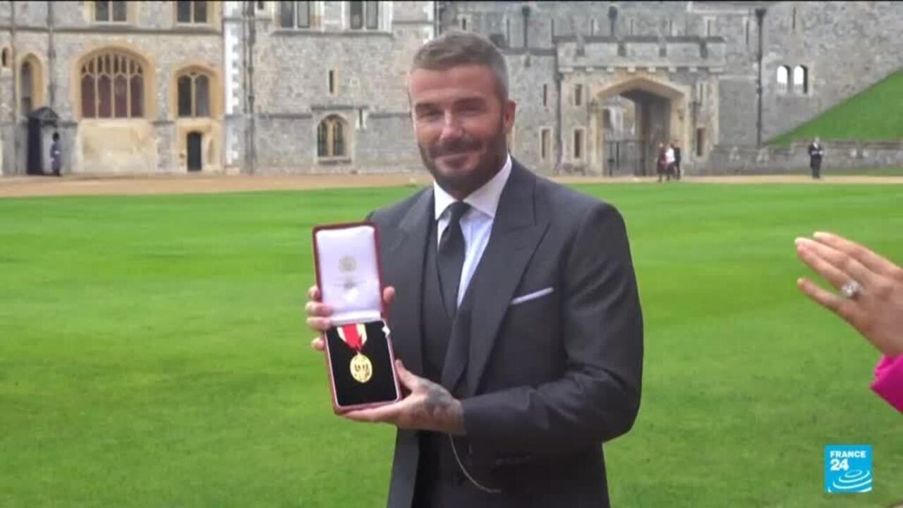 David Beckham made a knight by King Charles for services to sport and charity