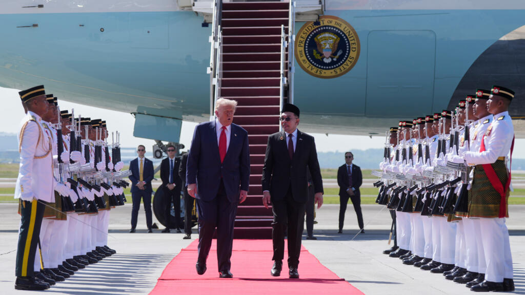 Donald Trump en Malaisie, première étape d'une tournée en Asie