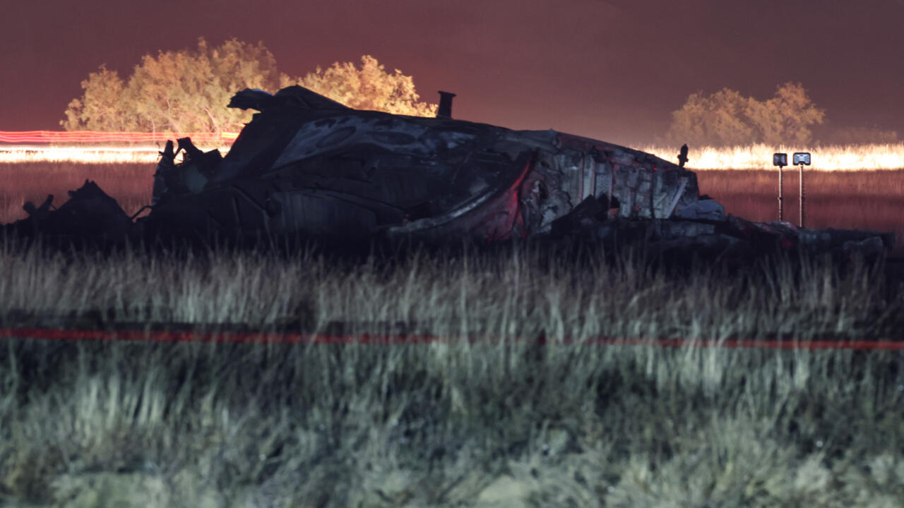 مقتل عشرين عسكريا تركيا في حادث تحطم الطائرة في جورجيا