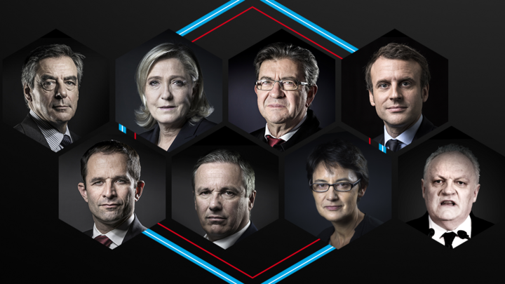 Who are the candidates in France's presidential race?