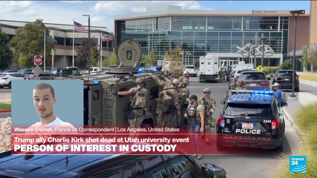 Investigation underway after shooting of far-right activist Charlie Kirk