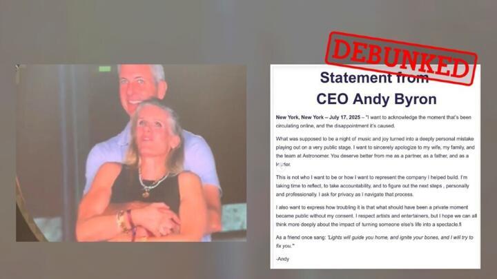 Andy Byron hasn’t made any public statements regarding adultery.