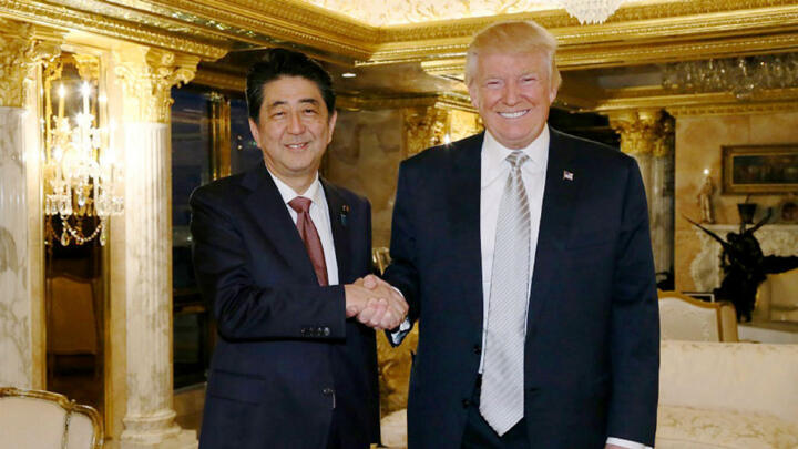 邦楽 president Japan PM has 'great confidence' in Trump after meeting