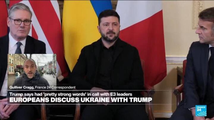A 'critical moment' for peace in Ukraine as Europeans discuss with Trump