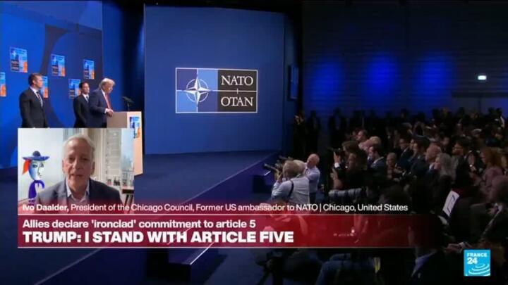 NATO 76 years on: Grovel, grovel to 'reaffirm fundamental American commitment to European security'