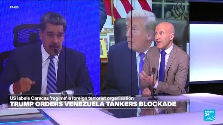 Trump orders blockade of 'sanctioned oil tankers' bound for Venezuela