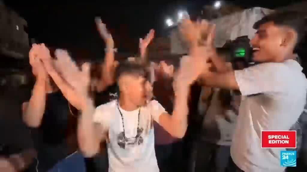 Celebrations in Israel and Gaza after agreement on Gaza ceasefire