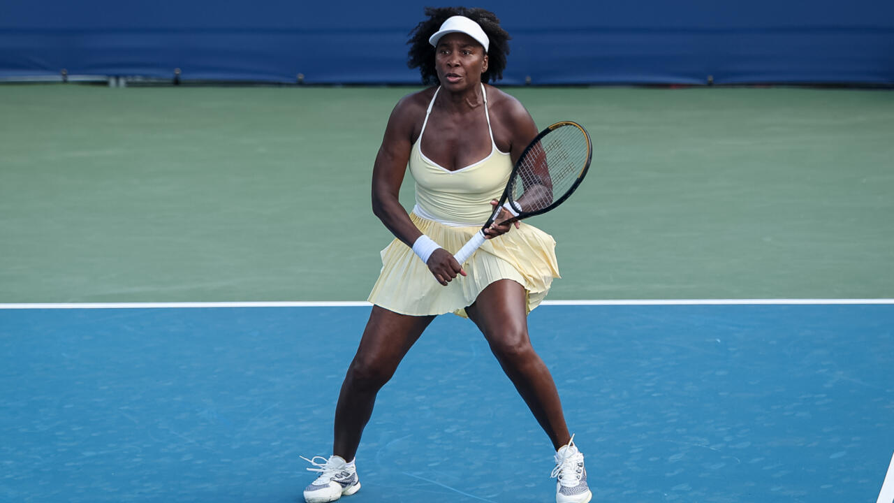 enus Williams returning to US Open, symbol of enduring strength.)