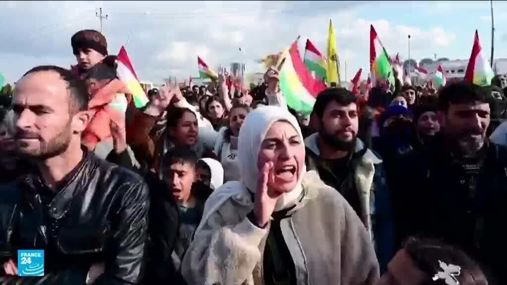 مظاهرات حاشدة في كردستان العراق دعما لأكراد سوريا