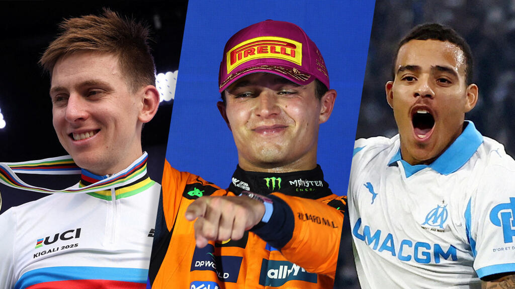 Le rouleau compresseur Pogacar, McLaren titrée, l'OM au top, : les infos sport du week-end