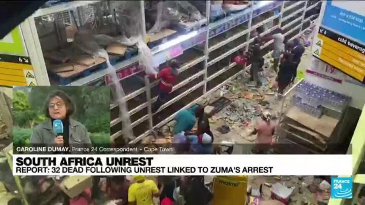 Looting, violence spreads in South Africa as grievances boil over