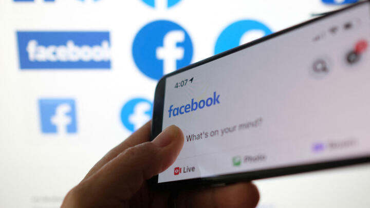 This illustration photo shows a Facebook App logo displayed on a smartphone in Los Angeles, California on March 1, 2021.