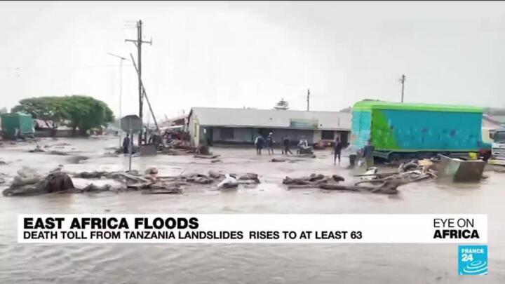Death toll rises in Tanzania as ftorrential rains cause flooding across region