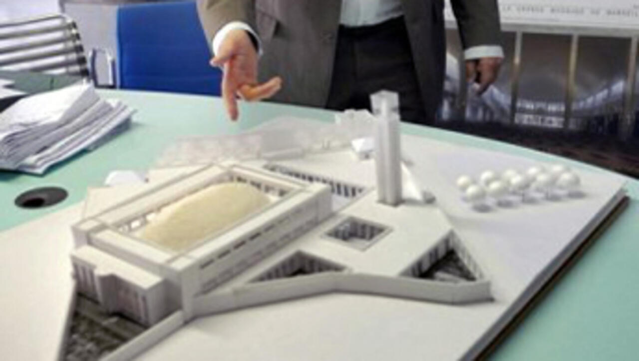 French Muslims lay first stone of Marseille megamosque