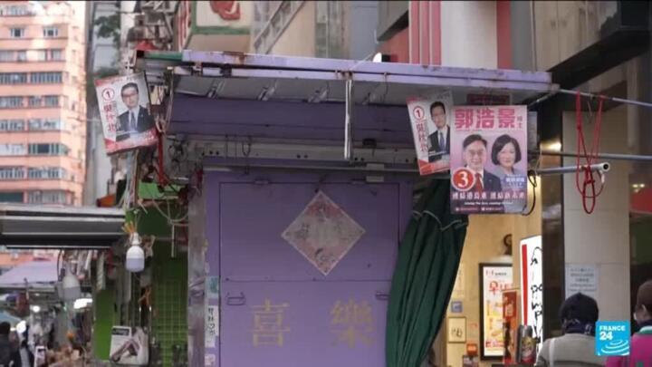 Hong Kong election: Turnout near record low amid anger over deadly fire