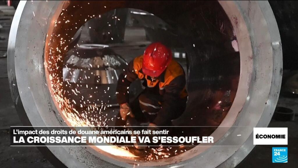 La croissance mondiale commence à ralentir sous l'effet des droits de douane américains