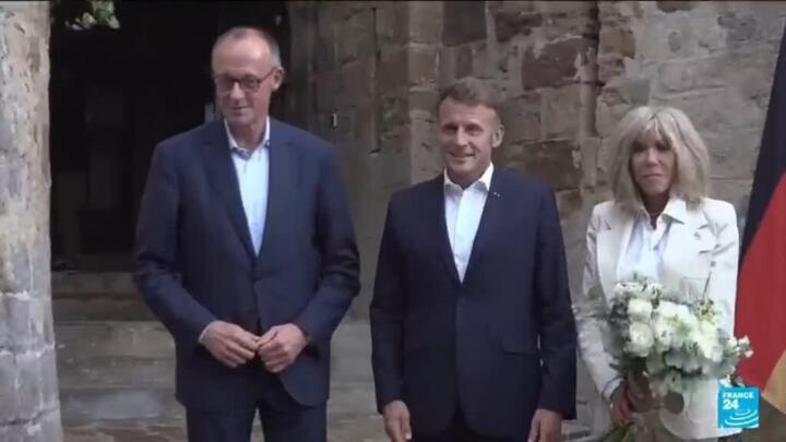 German Chancellor Friedrich Merz visits France amid political uncertainty