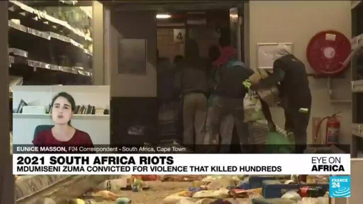 Instigator of South Africa's deadly 2021 riots sentenced to 12 years