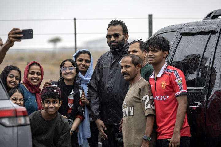 Monsoon-loving Indian expats chase rain in UAE desert