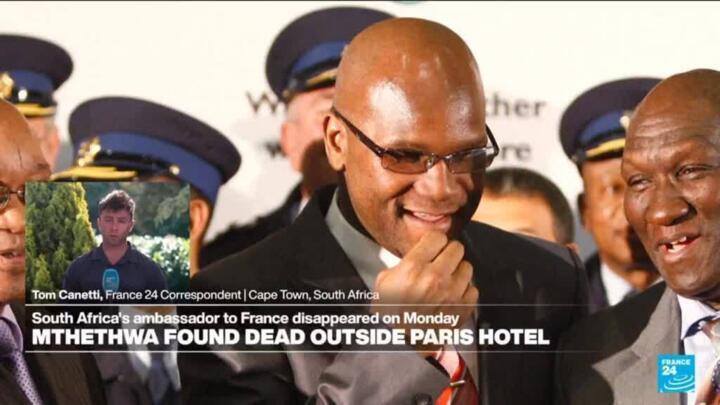 South African ambassador found dead at Paris hotel in possible suicide: prosecutor