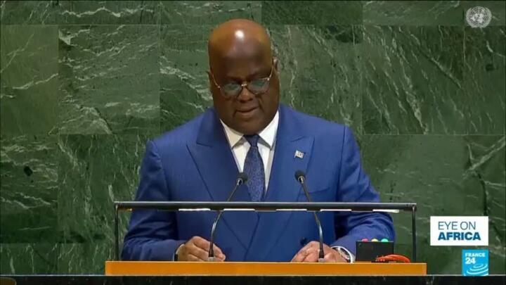 DR Congo president warns of 'silent genocide' in the east at UN Assembly