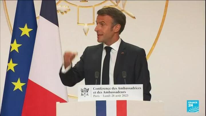 French ambassador stays in Niger, defying junta, as Macron defends French policy