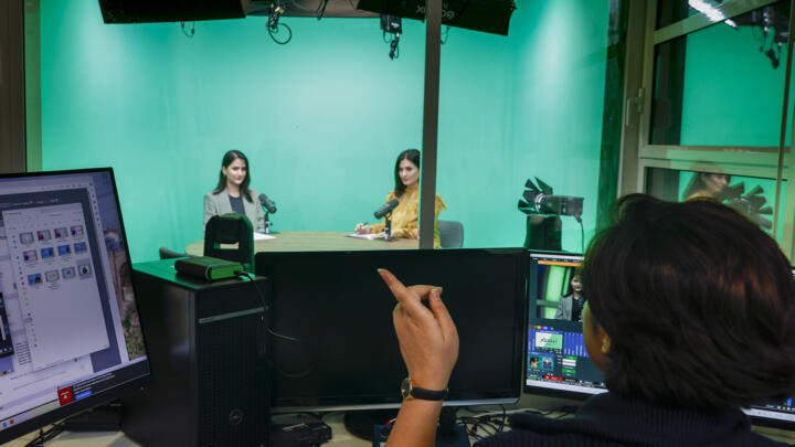 Begum TV is beaming educational programmes and a little light relief to women stuck at home in Afghanistan.