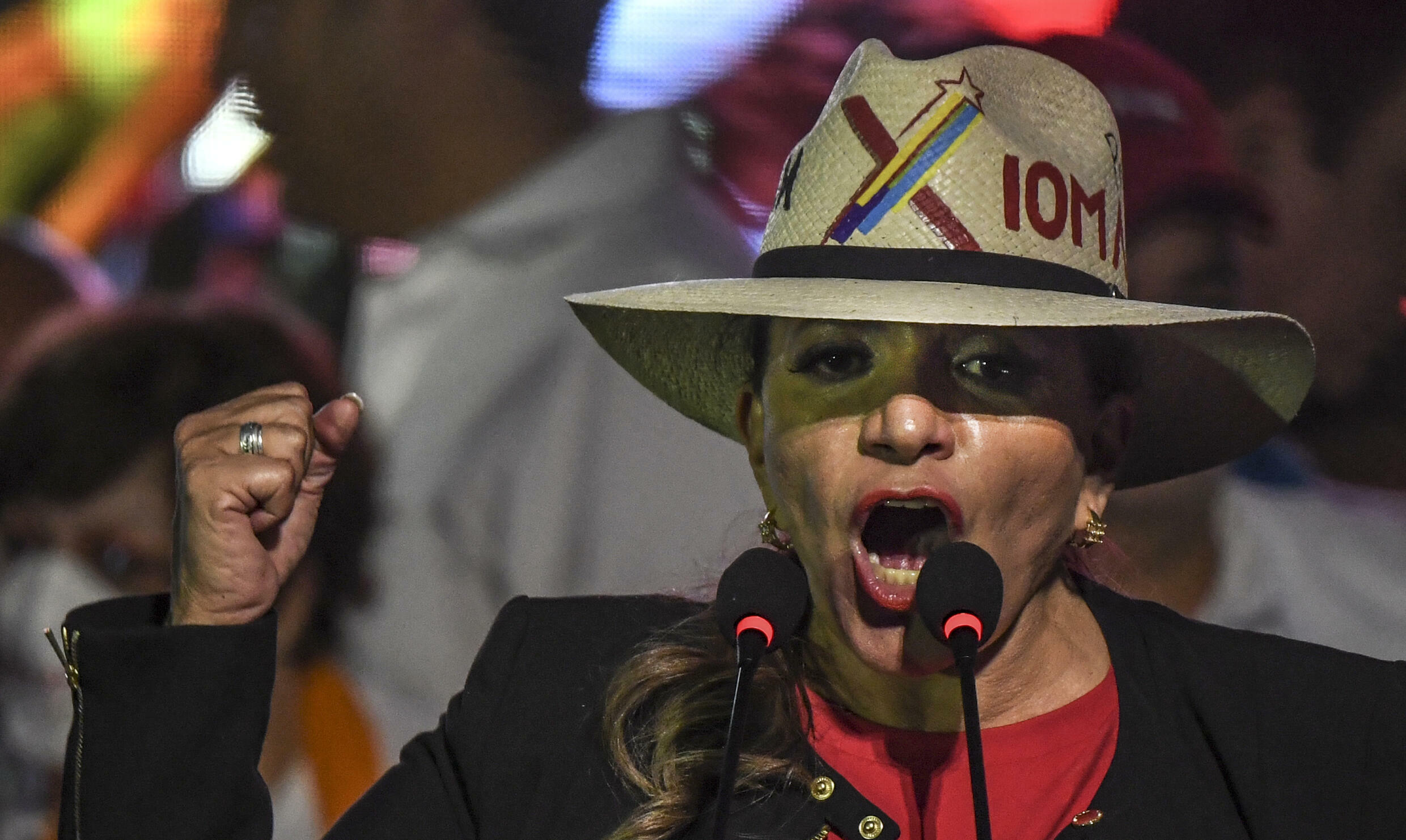 The National Party has portrayed Xiomara Castro as a communist and highlighted her plans to legalize abortion and same-sex