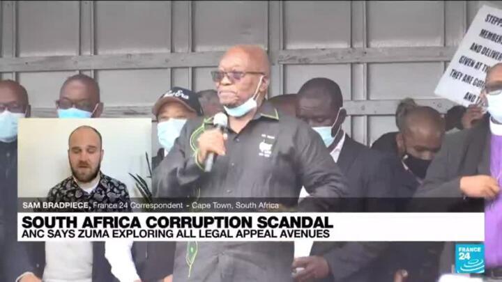 South Africa's ANC says Zuma exploring every legal avenue after jail sentence