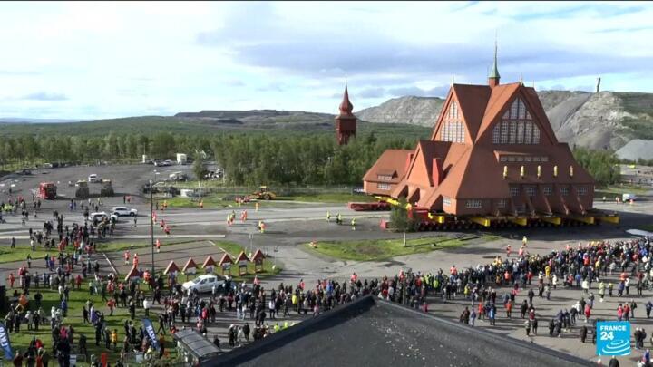 This Swedish church is moving 3 miles down the road