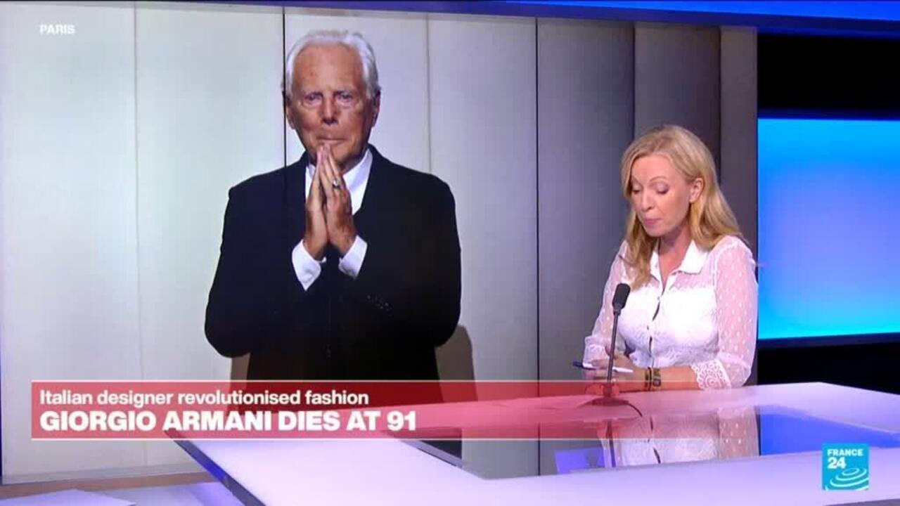 Italian fashion designer Giorgio Armani dies at 91