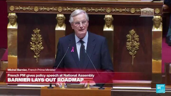 REPLAY: New French PM gives policy speech at National Assembly