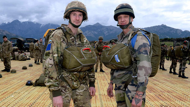 In Pictures French Foreign Legion Trains With British Paras In Corsica In Pictures French Foreign Legion Trains With British Paras In Corsica