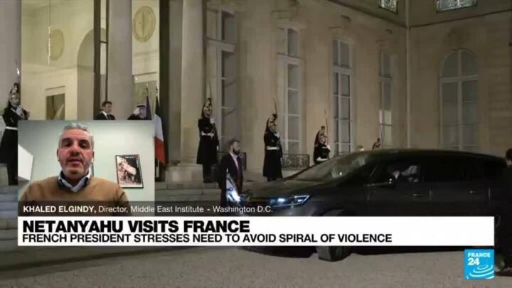 Macron hosts Israeli PM: 'Iran will be at the top of Netanyahu's agenda'