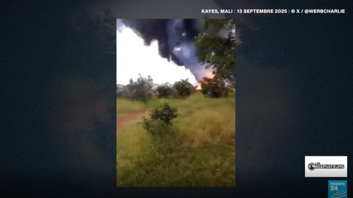 JNIM attack on petrol tankers in southwestern Mali, on September 13, 2025.